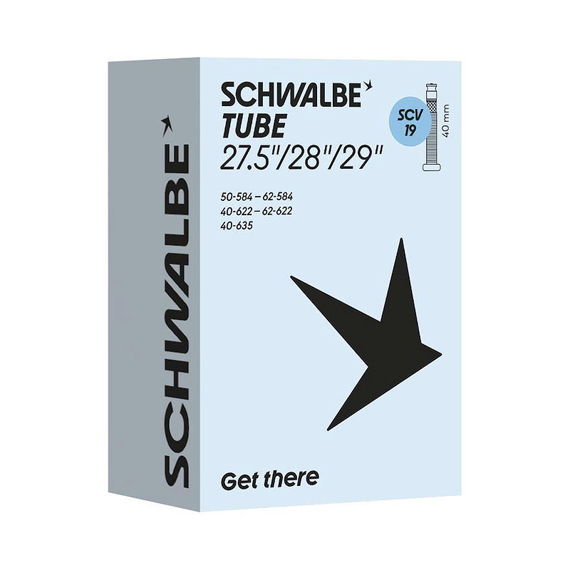Schwalbe Fahrradschlauch SCV Ventil Nr. 19 27,5/28/29" SCV 40 mm 40/62-584/635
