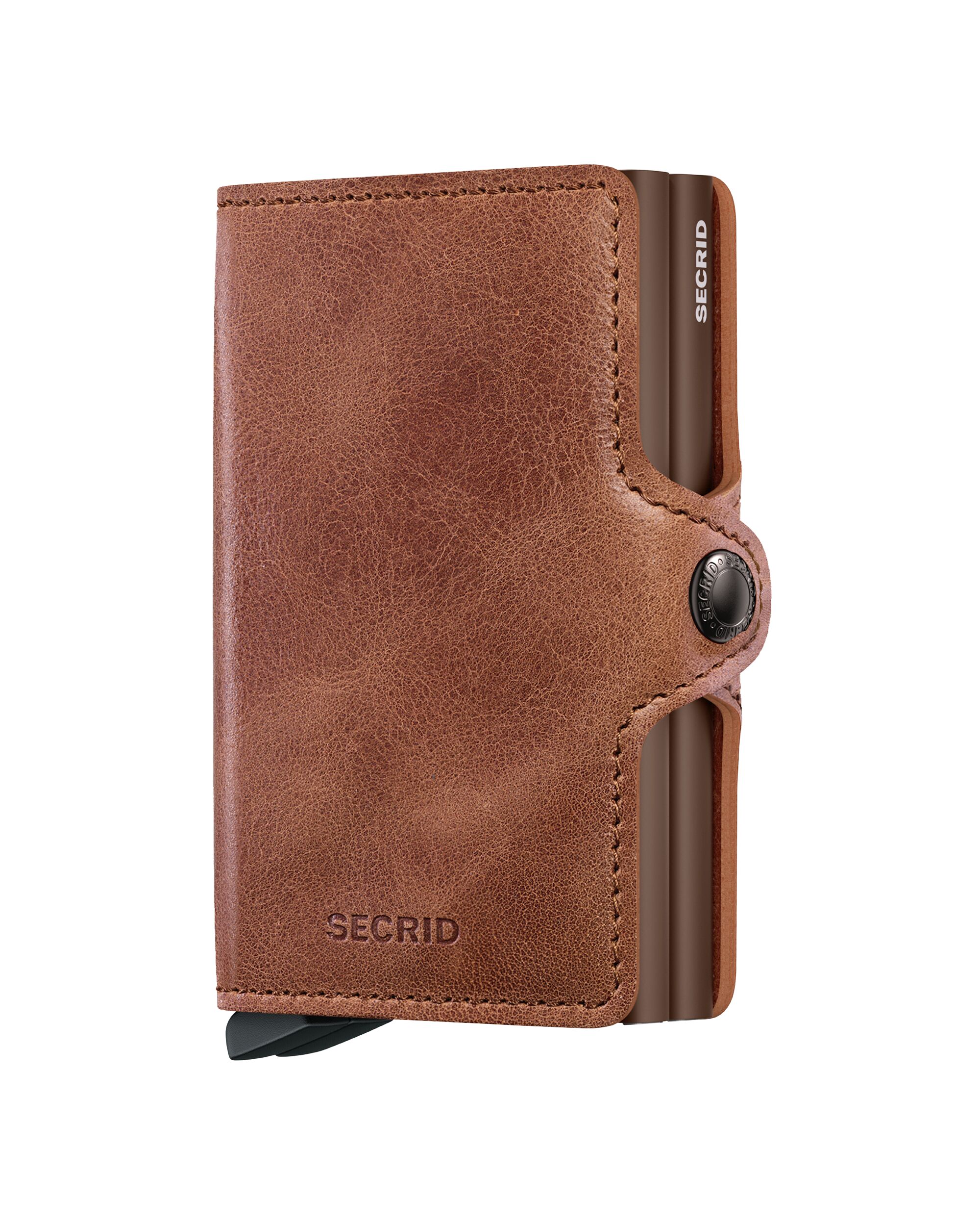 Secrid Twinwallet Vintage Cognac-Brown – Vorderansicht