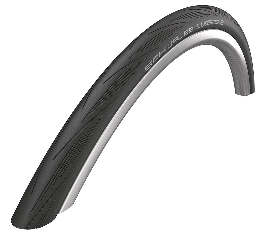 Schwalbe Fahrradreifen Lugano II HS 471 schwarz Skin 25-622 700x25C 11159018