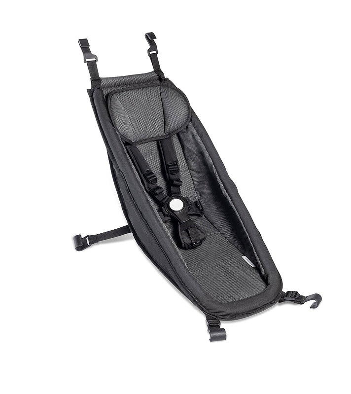 CROOZER Babyschale Climatex Babysitz schwarz