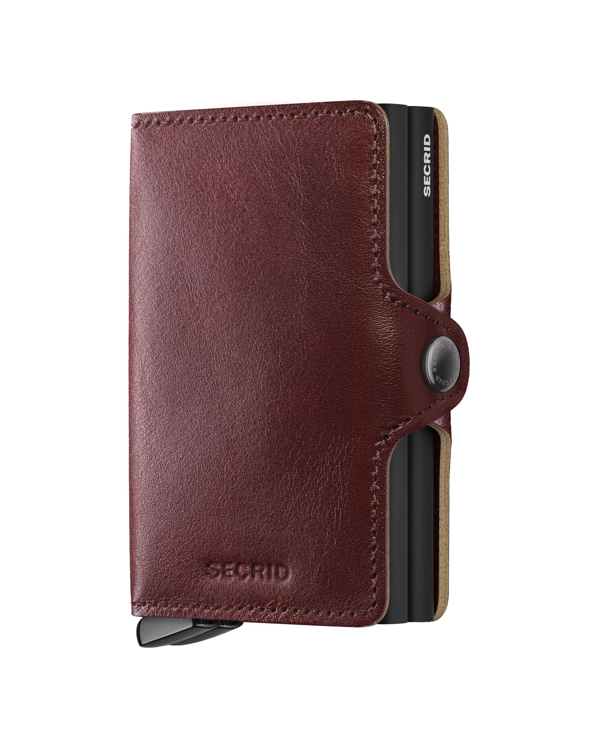 Secrid Twinwallet Basco Brown+ – Vorderansicht
